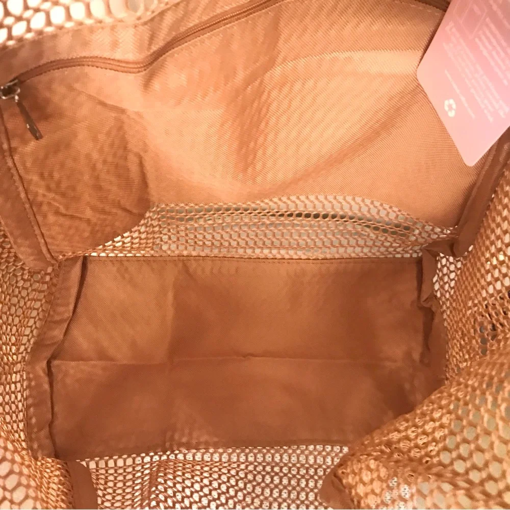 Kalidi Natural Nylon Mesh Beach Tote NWT